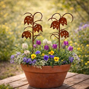 2er Set Schachbrettblume